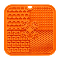 Nouvel Arrivage Tapis de Léchage pour Chien en Silicone Écologique de Qualité Alimentaire, Étanche, avec Logo Personnalisé, Accessoire Gamelle pour Manger Lentement pour Petits Chiens