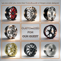 Tiefbettfelgen Geschmiedete Räder 5x114.3 5x112 5x120 T6061 Mehrspeichen-Leichtmetallfelgen 18 19 20 21 22 24 Zoll Felgen für BMW