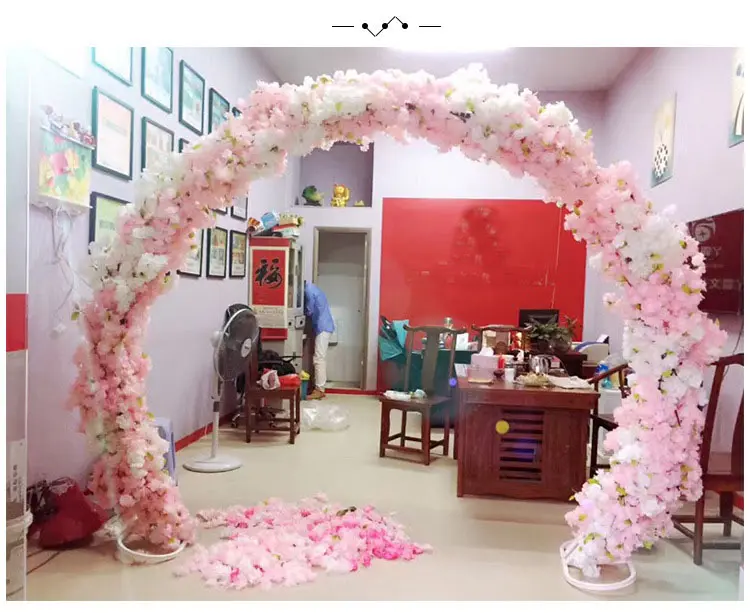 Китайская пластиковая ветка, Шелковый цветок, искусственные цветы для подарка, оптом
