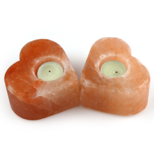 Porte-bougie en pierre de sel de l'Himalaya de couleur naturelle artisanale de haute qualité, sculpture naturelle, décoration nautique pour la maison - Product Image 4