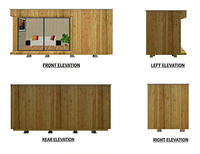 Maison préfabriquée de luxe, maison mobile, studio de jardin moderne modulaire, mini-maison portable pour Airbnb/Villa/Bureau/Café