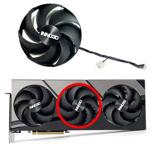 97MM nouveau pour <span class=keywords><strong>INNO3D</strong></span> GeForce RTX4080 <span class=keywords><strong>4090</strong></span> 4090D X3 ventilateur de remplacement de carte graphique FD10020M12D - Product Image 4