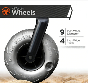 <span class=keywords><strong>Chariot</strong></span> <span class=keywords><strong>de</strong></span> camping pliable facile à ranger, design à pliage rapide, avec roues à ballons et cadre robuste - Product Image 5