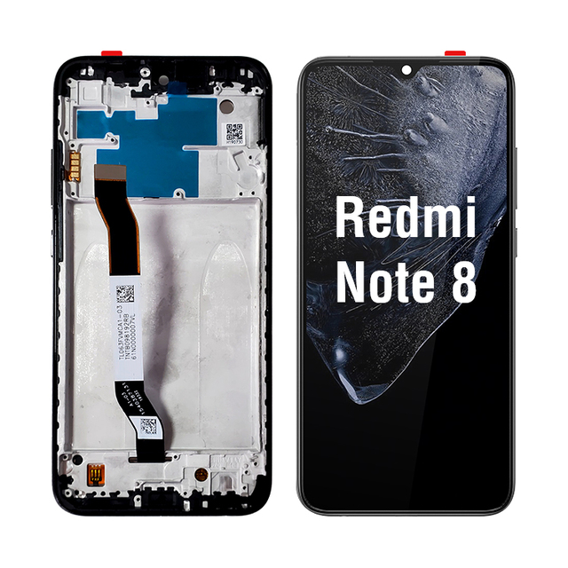 Pantalla Lcd Screen Display for Redmi Note 8 TFT LCD Touch Screen With Frame Digitizer Assembly Broken Replacement