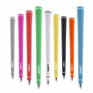 Prix d'usine, logo personnalisé, grip de club de golf en caoutchouc standard de taille moyenne, OEM, antidérapant, longueur 260 mm, noir ou couleur personnalisée, bois/fer - Product Image 1
