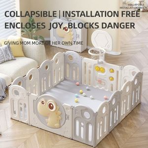 Ensemble de mobilier de parc pour enfants pliable, clôture de jeu, <span class=keywords><strong>maison</strong></span> de poupée pour chambre de bébé, maternelle, garderie - Product Image 3