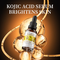 Sérum Visage Liquide 40ml avec Peptides, Vitamine B5, Beurre de Karité, Niacinamide et Acide Kojique - Hydratant et Éclaircissant