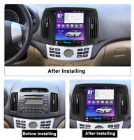 MEKEDE autoradio voiture-play auto écran tactile 8 cœurs WiFi gps navigation DVR caméra arrière 9.7 pouces pour Hyundai Elantra 2008-2010