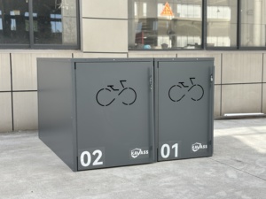 KAVASS Outdoor Furniture Waterproof <strong>Metal</strong> <strong>Locker</strong> for Rental Bicycle Storage <strong>Locker</strong> Cabinet Shed Bike <strong>Locker</strong> Box Storage - Product Image 3