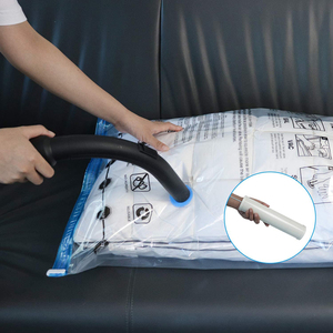 de aire en línea Logotipo personalizado Impreso Válvula de ropa Bolsa de sellado al vacío negra <span class=keywords><strong>Paquete</strong></span> de alimentos Cuadrado - Product Image 2