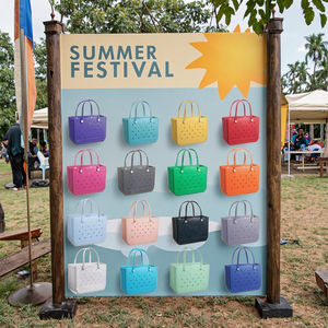 LS Custom Logo Groothandel Nieuw Ontwerp Lege Croc Make-up Handtas Strandtas Bogg <span class=keywords><strong>Bag</strong></span> voor Promoties en Bedankcadeaus - Product Image 3