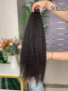 ผมแท้เปรูแบบตรงหยักศก 9A เกรด Remy  แบบเป็นมัด 100% ผมเวอร์จิน ความยาว 10"-30" สำหรับต่อผม - Product Image 4