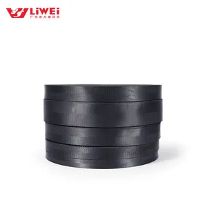 Car safety belts 50mm black nylon webbing tape polyester nylon webbing strap belt for seat belt Imitation Nylon Webbing