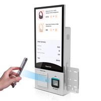 Pantalla de menú de restaurante digital de 21,5 pulgadas, quiosco de pago de autoservicio, función POS SDK, software de pedido eficiente, lector de código de barras