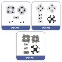 Tampons en caoutchouc conducteurs pour boutons directionnels L1 R1, pièces de rechange pour manette PS5 V1 V2 V3
