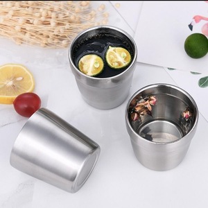 Taza aislada de doble capa de acero inoxidable 304 coreana para hoteles Catering Restaurantes Cerveza al aire libre y olla caliente de BBQ - Product Image 2