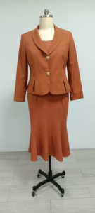 Vestido de Oficina para Mujer, Venta al por Mayor de Fábrica 2022, Ropa Africana, Talla Grande, Traje de Dos Piezas para Iglesia - Product Image 3
