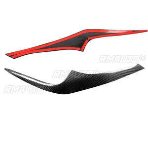 1 par de cubiertas de fibra de carbono real para faros delanteros de coche, para Hyundai Coupe 2003 2004 2005 2006, accesorios para coche - Product Image 3