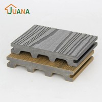 Planche de terrasse extérieure moderne en composite WPC, plancher imperméable pour jardin, villa, terrasse