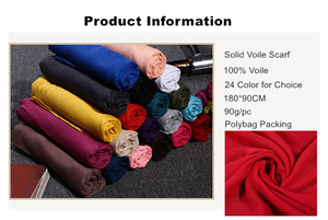 Foulard Hijab en Jersey Uni Élastique de Haute Qualité pour Femme, Vente en Gros 1/6 - Product Image 6