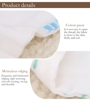 Serviettes et bavoirs pour bébés personnalisés OEM/ODM, serviette de bain à capuche carrée en coton pour usage domestique