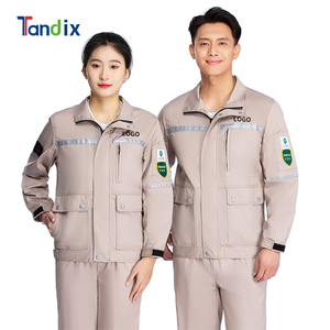 Acidproof phản quang an toàn công nhân đồng phục khai thác mỏ than dầu khí Hi VIS Áo khoác chống axit kiềm áo cao khả năng hiển thị bảo hộ lao động - Product Image 3