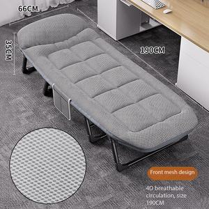 Lit pliant simple, lit de bureau, lit de camp, lit pliant portable pour adulte, lit de camping, chaise longue, mobilier de bureau - Product Image 2