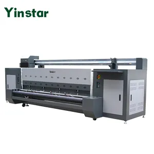 Yindu 2.2M Groot Formaat Digitale Vlag Printer 4 I3200 Print Head Stof Inkjet Automatische Banner Drukmachine