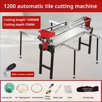 Machine de découpe de carreaux électrique en céramique automatique de 1200 mm, 2300 W, en gros, machine de découpe de marbre, de granit, de pierre à eau
