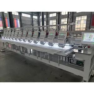 Good quality embroidery machine 18 head 6 middle dahao embroidery machine computer embroidery machine with sequence 12 heads