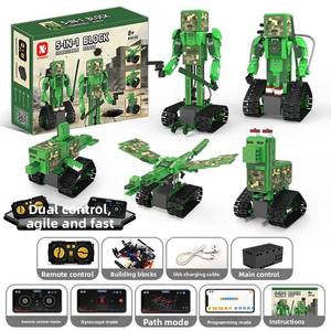 <span class=keywords><strong>My</strong></span> <span class=keywords><strong>World</strong></span> Juguete Robot RC 5 en 1, Set de Bloques de Construcción Programables con Control por APP para Niños y Niñas - Product Image 6