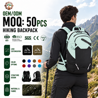 Sac à dos de randonnée et d'alpinisme unisexe personnalisé, imperméable, en nylon, pour sports de plein air