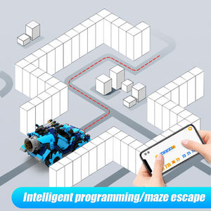 K96103 Unisex Technicals Drift Auto Fernbedienung Motor Power Bausteine Set Spielzeug Moc Geschenk Programmier merkmale Kunststoff - Product Image 6