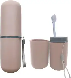 Tooth Cup Travel Toothbrush Box Portable Wash Cup Brush Mouth Cup Set Large Toothpaste toothbrush storage box