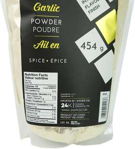 Ajo en polvo premium, deshidratado naturalmente, sin OMG, ideal para cocinar y sazonar, ofrecido en envases a granel para mayor comodidad. - Product Image 1