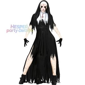 Costume de nonne décontracté pour femme HP, tenue de cosplay anime pour adulte, déguisement de vampire démon pour Noël - Product Image 1