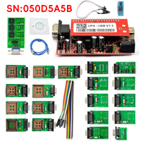 Programador USB UPA V1.3 2026, Herramientas de Ajuste de Chip UPA, Programador de ECU, Programador Serial con Adaptadores Completos