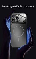 Coque de téléphone antichoc rigide avec protection intégrale de l'objectif et placage mat, couleur tendance, pour iPhone 18 15 16 17 14 13 Pro Max