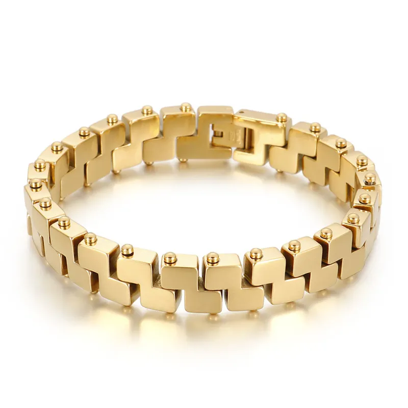 OEM cuff bangles stainless steel bracelet men charms custom logo chain bracelets for men