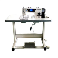 Machine à Coudre Industrielle Point Noué Entraînement Direct GC8800D, Monoaiguille, Écran Bouton Automatique, 220V pour Tissus Tissés