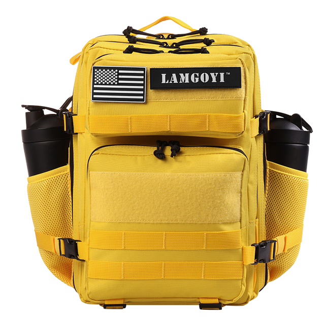 25L Mini Yellow Waterproof Gym Fitness Tactical Backpack Outdoor Hiking Travel Gym Duffel Bag Backpack