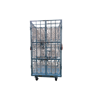 Chất lượng cao xách tay hậu cần công nghiệp kho nestable gấp thép kim loại cuộn <span class=keywords><strong>container</strong></span> CuộN lồng - Product Image 1