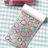 402 autocollants bulles de parole parlantes colorées pour l'artisanat, le scrapbooking et la décoration de journaux