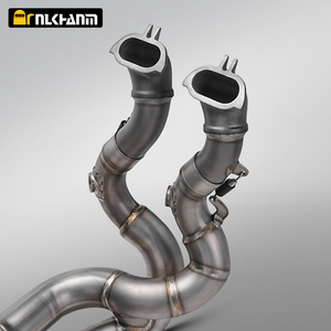 Sistema de Escape Completo de Aleación de Titanio Plateado para Motocicleta NlkHanm Panigale/Streetfighter V4/V4S SP 2018-2024 - Product Image 5