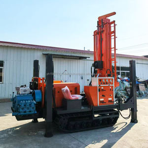 Machine d'alésage hydraulique à chenilles à entraînement supérieur 200m de profondeur plates-formes de forage de puits d'eau - Product Image 2