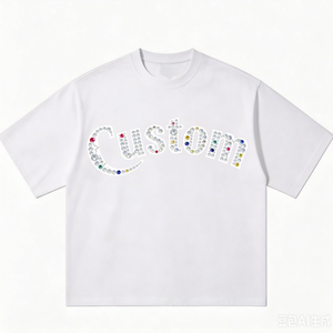 Custom <b>Logo</b> Print Men's Blank Short Sleeve O-Neck T-Shirt 100% Cotton Jersey Knitted Casual Regular Fit T-shirt for Men - Product Image 4