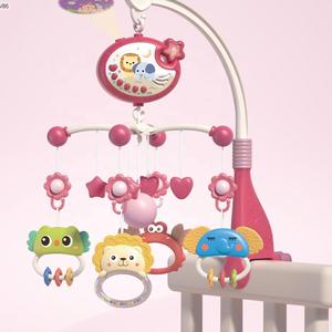 Campana <span class=keywords><strong>de</strong></span> cama con Control remoto, proyección, campana <span class=keywords><strong>de</strong></span> noche, rotación <span class=keywords><strong>de</strong></span> <span class=keywords><strong>cuna</strong></span>, sonajeros <span class=keywords><strong>de</strong></span> <span class=keywords><strong>cuna</strong></span> móviles con pilas para bebé - Product Image 2