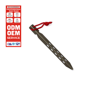 Estacas de Tienda de Campaña de Aleación de Titanio Anticorrosión de Primera Calidad con Diseño en Forma de <span class=keywords><strong>Y</strong></span> para Acampar en Condiciones Climáticas Extremas - Product Image 1