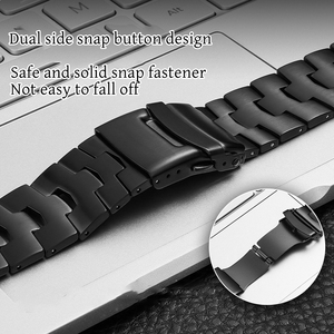 สายนาฬิกาข้อมืออัจฉริยะสายนาฬิกาไทเทเนียมโลหะ22มม. สำหรับผู้ชาย GT4 4 Pro GT3ตา - Product Image 3