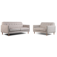 Juego de sofá de madera gris moderno, muebles para sala de estar, sofá de Arte Moderno de buena venta